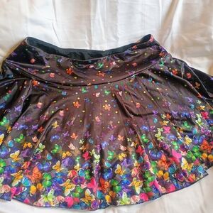 Colorful Butterfly Print Women's Skirt